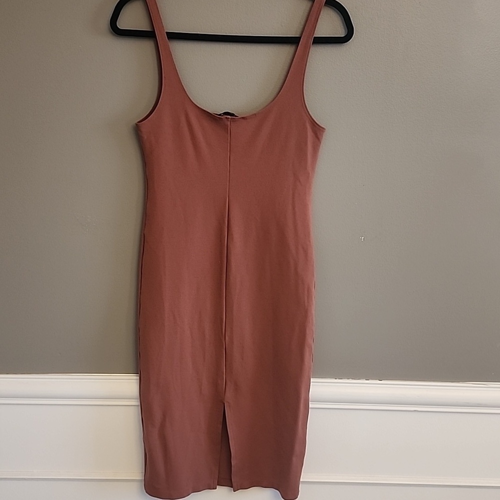Forever 21 Brown Form Fitting Dress - Picture 4 of 11